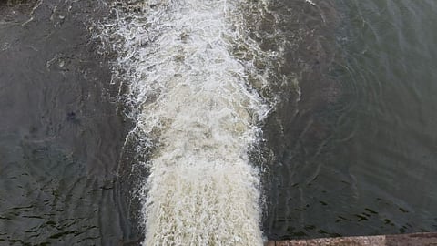Water Board officials are closely monitoring levels in the Himayatsagar reservoir (Photo | Express)