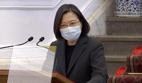 Taiwan's President Tsai Ing-wen (Photo | AP)