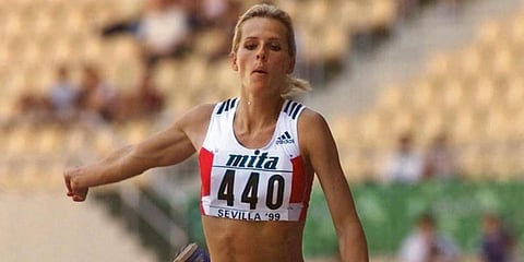 Former German long jumper Susen Tiedtke (File Photo | AFP)