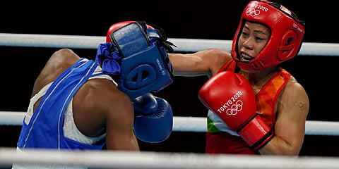 Six-time world champion woman boxer MC Mary Kom (Photo | AP)