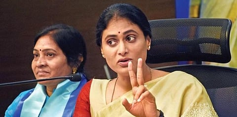 APCC chief YS Sharmila