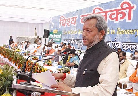Former Uttarakhand Chief Minister Tirath Singh Rawat (Photo | EPS)