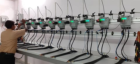 Smart Prepaid electricity reading Meters (Photo | Express)