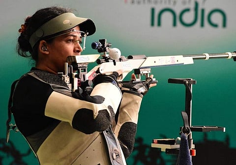 Indian shooter Tejaswini Sawant (Twitter photo)
