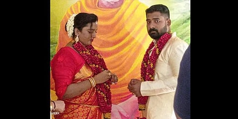 S Shijith at his wedding | FB Photo