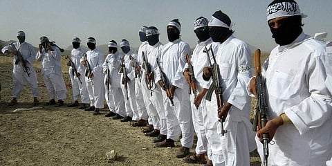 Image of Taliban fighters used for representational purpose. (File Photo | AP)