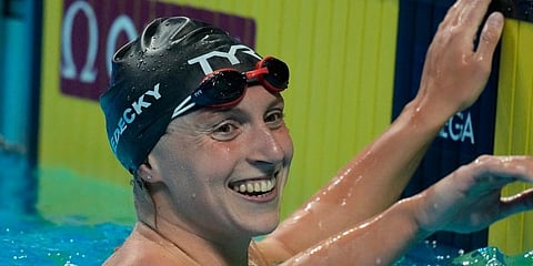 US swim star Katie Ledecky. (Photo | AP)