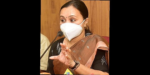 Kerala Health Minister Veena George. (Photo | Express)
