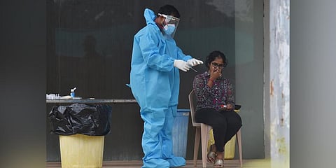 The last time the state crossed the 30,000-mark was on May 20 when it witnessed 30,491 cases. (Photo | P Ravindra Babu, EPS)