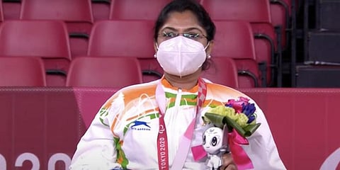 Tokyo Paralympics silver medalist Bhavina Patel (Photo | Twitter)