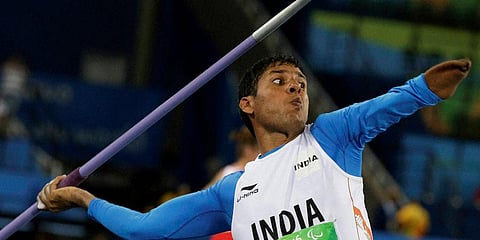 Devendra Jhajharia dedicated his third Paralympic medal to his late father without whose encouragement, he wouldn't have competed at the ongoing Games. (Photo | AP)