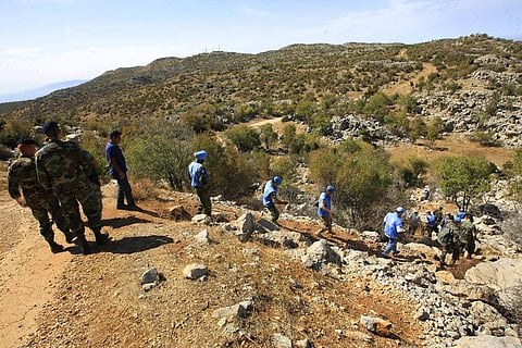 The militant Hezbollah group said it fired a barrage of rockets near Israeli positions close to the Lebanese border. (Photo | AP)