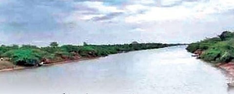 Mallana Sagar reservoir.