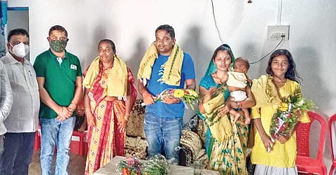 Amit Rohidas’ family after watching the match on TV | Express