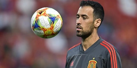Barcelona captain Sergio Busquets (Photo | AP)