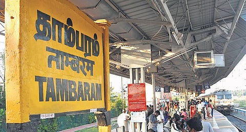 Representative image of passengers waiting for their train at Tambaram station | Express