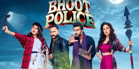 A still from 'Bhoot Police'.