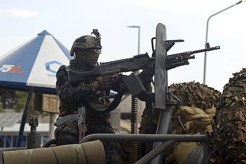 Taliban special force fighters arrive inside the Hamid Karzai International Airport after the U.S. military's withdrawal. (Photo | AP)