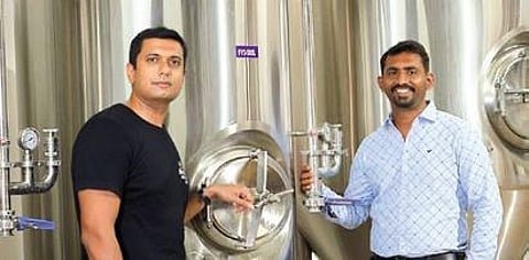 Promoter Rangaraju Narayanasamy (R), and his partner, Durgaprasad Radhakrishnan | Express