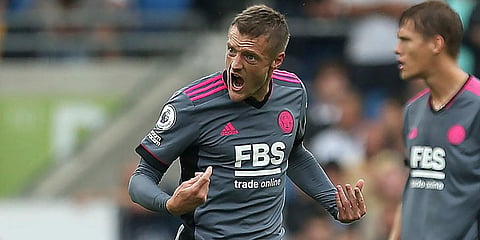 Leicester City striker Jamie Vardy (Photo | AP)
