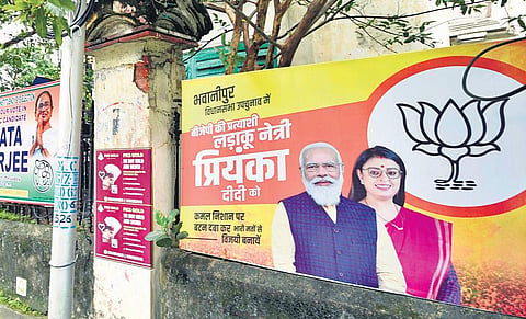While Mamata’s speeches reflect her desperation to win, the BJP is trying to ‘hijack’ her ‘Didi image’ by projecting its candidate as ‘Priyanka Didi’ | Sayantan Ghosh