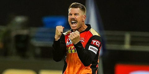 Sunrisers Hyderabad batsman David Warner (Photo | PTI)