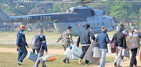 Image of a helipad in Jharkhand used for representational purposed. (File photo | PTI)
