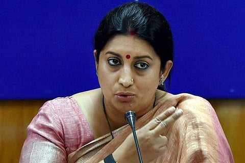 Union Minister Smriti Irani. (File Photo | PTI)