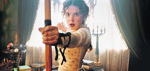 A still from 'Enola Holmes'.