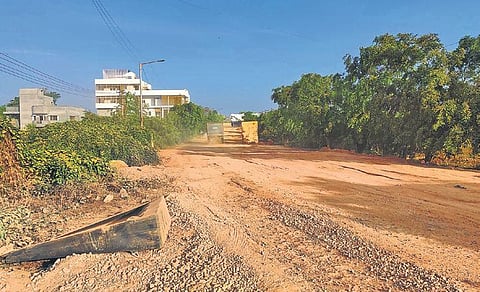 Non-motorable roads in Anjanapura Layout make commuting a risky affair