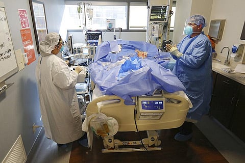 But coronavirus-related hospitalizations in the state have continued to climb. (Photo | AP)