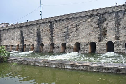 With the lifting of floodgates of Osmansagar, more water discharge is likely into the downstream of the River Musi. (File Photo | S Senbagapandiyan)