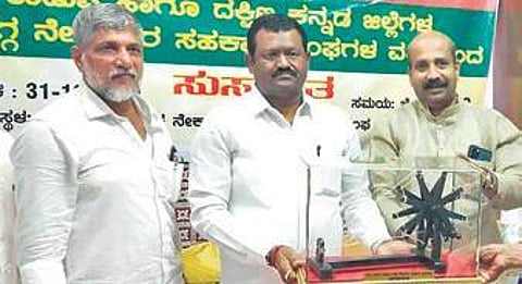 Minister Shankar Patil Munenakoppa in Udupi on Friday