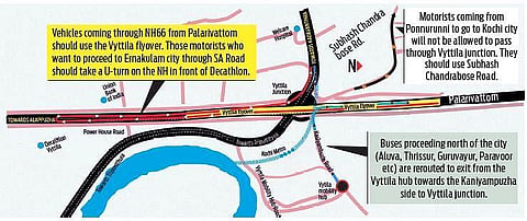 New traffic regulations reduce rush at Vyttila