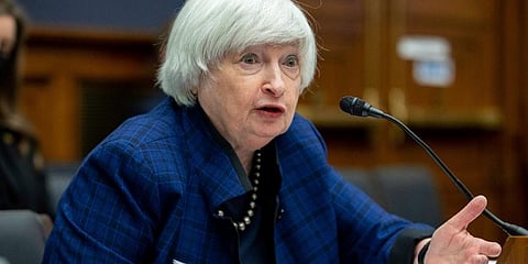 Treasury Secretary Janet Yellen speaks to lawmakers on Capitol Hill in Washington, Dec. 1, 2021. (Photo | AP)