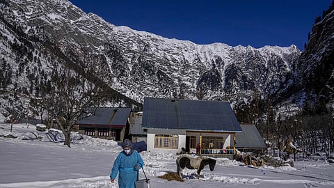 This year the snowfall started late in January and remained low in the winter season on average.