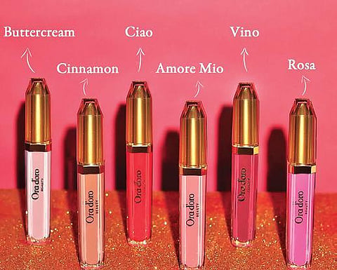 Ora d'oro lipsticks.