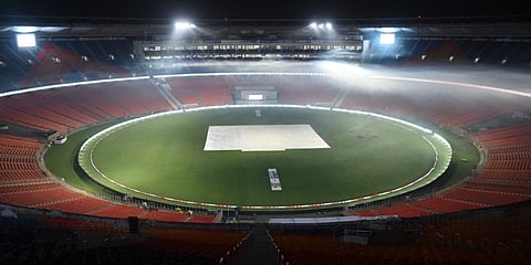Narendra Modi Stadium in Ahmedabad. (Photo | AFP)