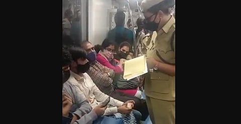 Checks to ensure commuters wear masks properly inside Bengaluru Metro trains have peaked from New Year.