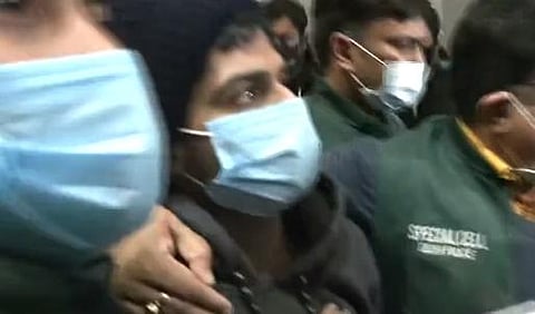 Neeraj Bishnoi, the alleged mastermind conspirator and creator of Bulli Bai app (Photo | Twitter/ANI)