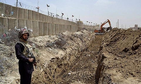Afghanistan and Pakistan are separated by the 2,400-kilometer (1,500-mile) Durand Line, which was drawn by British rulers in 1896. (File photo | AP)
