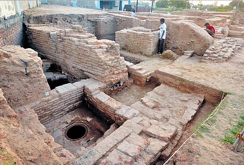During the excavation, the ASI has discovered antiquities such as terracotta or glass beads, coins, seals, figurines, and metal objects. (File photo| EPS)