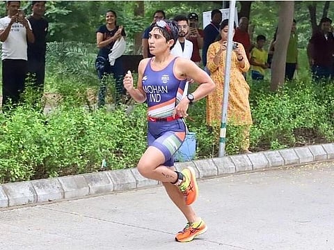 Pragnya Mohan. (Photo | National games media)