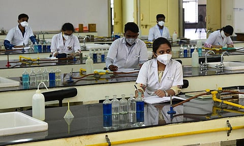 Image of medical students attending class used for representational purpose. (Photo | Vinod Kumar T, EPS)