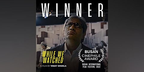 Vinay Shukla's documentary 'While We Watched' (Photo | Twitter)