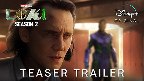 Poster of the upcoming TV series 'Loki' starring Tom Hiddleston. (Photo | YouTube)