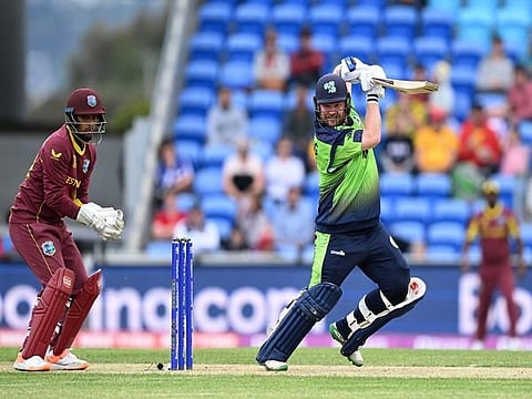 Irish cricketer in action. (Photo | ANI)