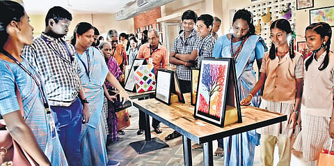 Art exhibition TATTVA 2022. (Photo | (Photo | P Jawahar, EPS)