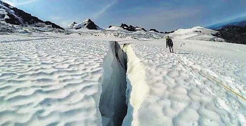 Mount Draupadi-ka-Danda-2, the site of avalanche disaster in Bhatwari tehsil of Uttarkashi district in Uttarakhand | DDMA Uttarkashi