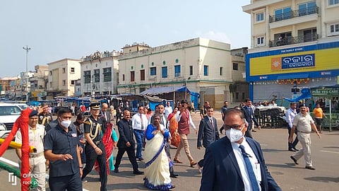 Murmu is on her first visit to the state after becoming the President on July 25.(Photo | EPS)